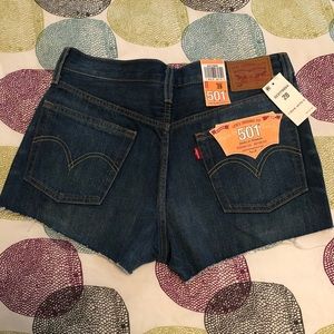 Levi’s Red Tab 501 High Waisted Shorts BRAND NEW